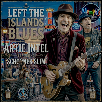 Left the Islands Blues Track Artwork Portfolio